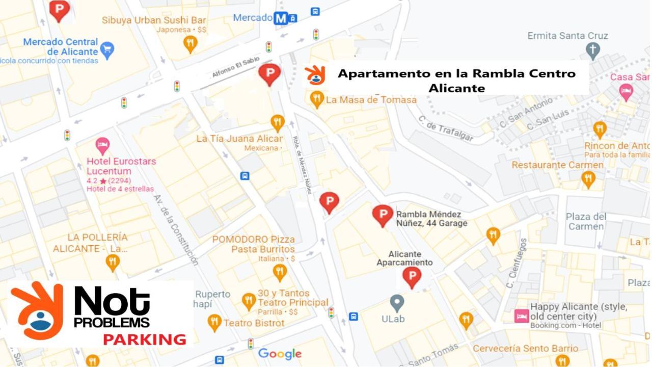 Apartamento En La Rambla Centro Alicante C Extérieur photo